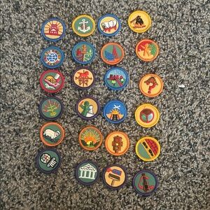 Vibrant Embroidered Patch Collection